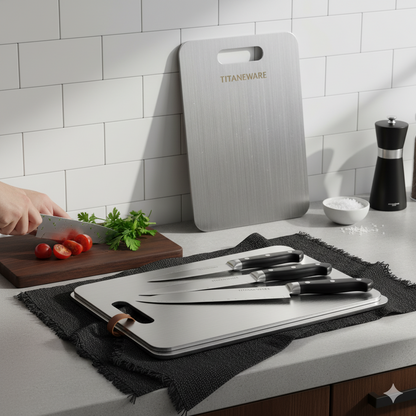 Titaneware™ 100% Pure Titanium Cutting Board